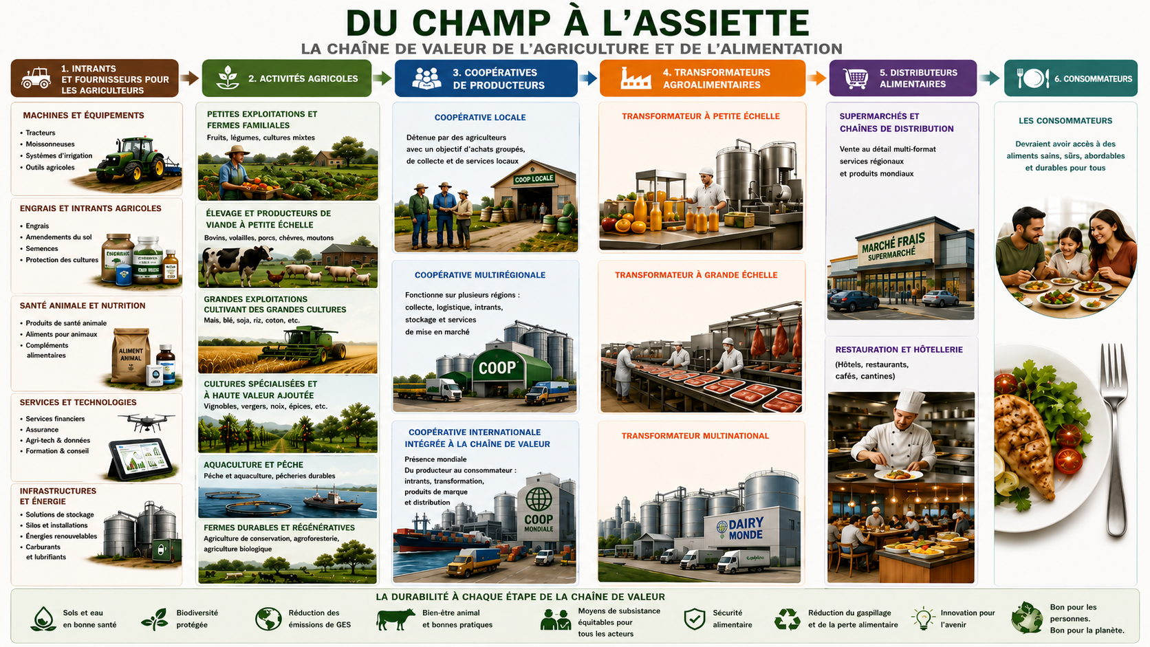 ROCE de la chaîne de valeur agroalimentaire